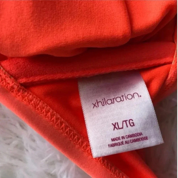 Neon Orange Bikini Top with Fringe | Fringe | Neon Bikini | Bright | Swim - Picture 10 of 14